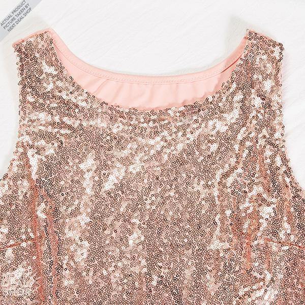 Women's Sequin Slim Tank Top