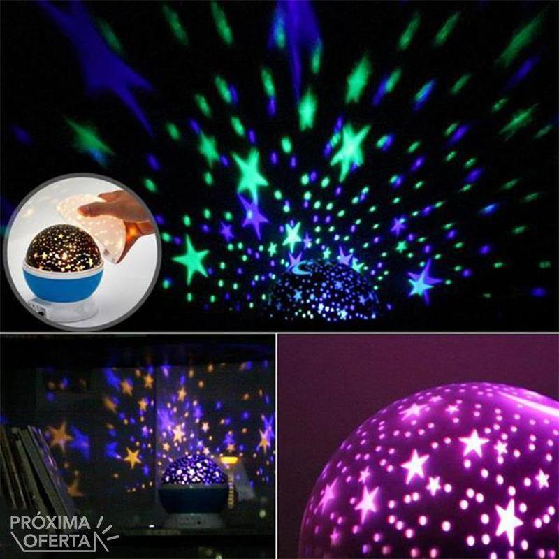 Rotating Constellation Projector Lamp - Bring the Galaxy to Your Home!