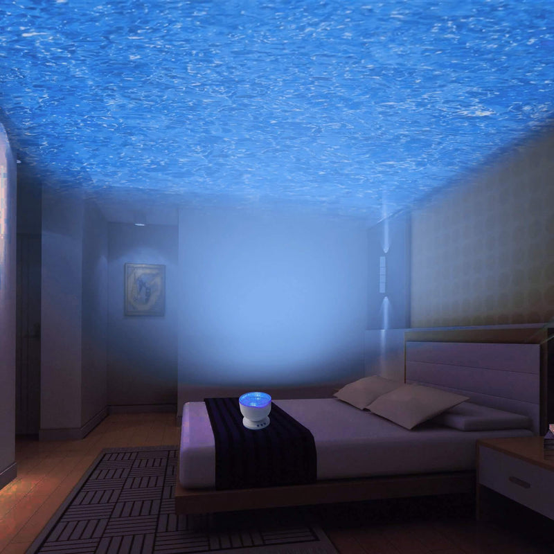 Wave Projector Lamp with Built-in Speaker